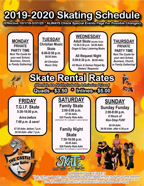 Skateland Hours And Prices